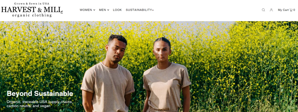 Harvest & Mill - Environmentally-Friendly Cotton Apparel