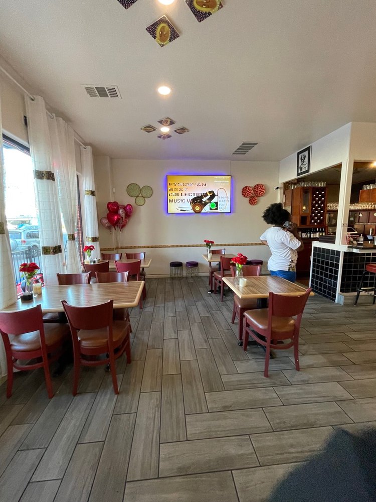 inside of a restaurant