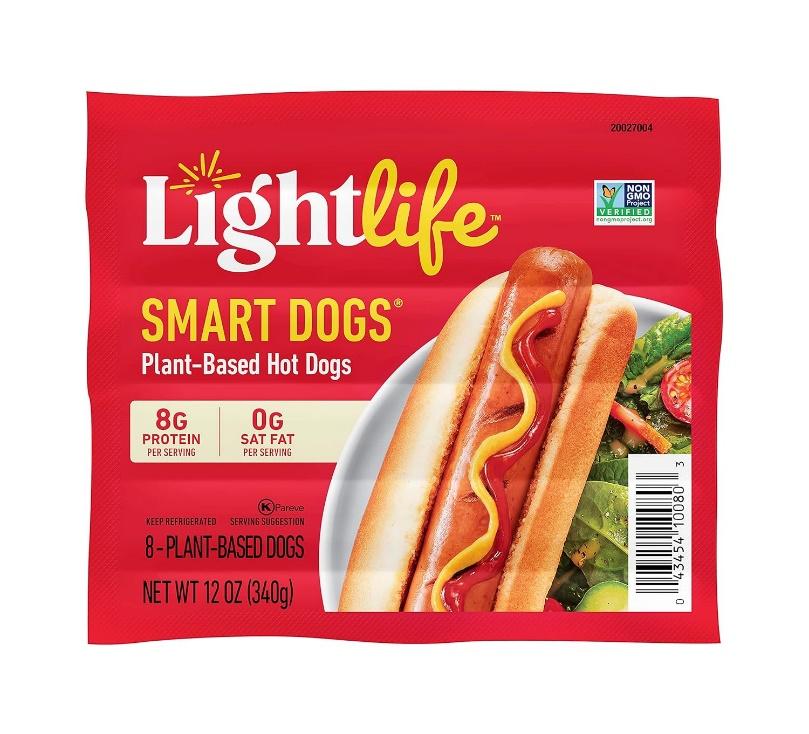A package of hot dogs

Description automatically generated